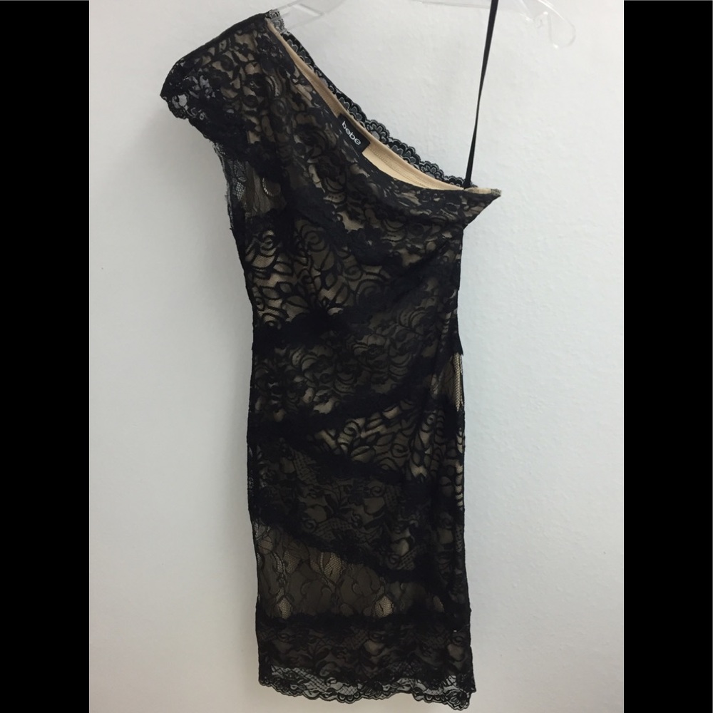 BEBE black lace dress - still have original bag